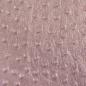 Preview: Kunstleder Aurora mit Noppen in metallic altrosa